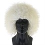 Кавказская папаха Хабиба белая из натуральной овчины 5019
