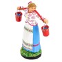 Подарочная статуэтка Казачка с коромыслом (обожженная глина) 19927