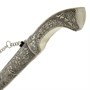 Кинжал (турецкий ятаган) Янычар (ножны – мельхиор) 5576