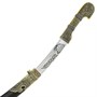 Кинжал (турецкий ятаган) Янычар (сталь 40Х13, ножны латунь и натур.кожа) 17841
