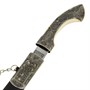 Кинжал (турецкий ятаган) Янычар (ножны – мельхиор, натур.кожа) 7385