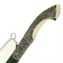 Кинжал (турецкий ятаган) Янычар (ножны – мельхиор, натур.кожа) 7384