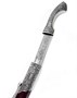 Кинжал (турецкий ятаган) Янычар №2 (ножны – мельхиор и натур.кожа) 2596