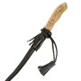 Нагайка Кубанская с резной рукоятью (бук, натур. кожа) 16086